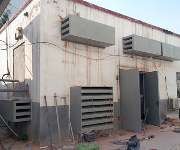 鄭州鐵路裝備制造有限公司空壓機(jī)房噪音治理